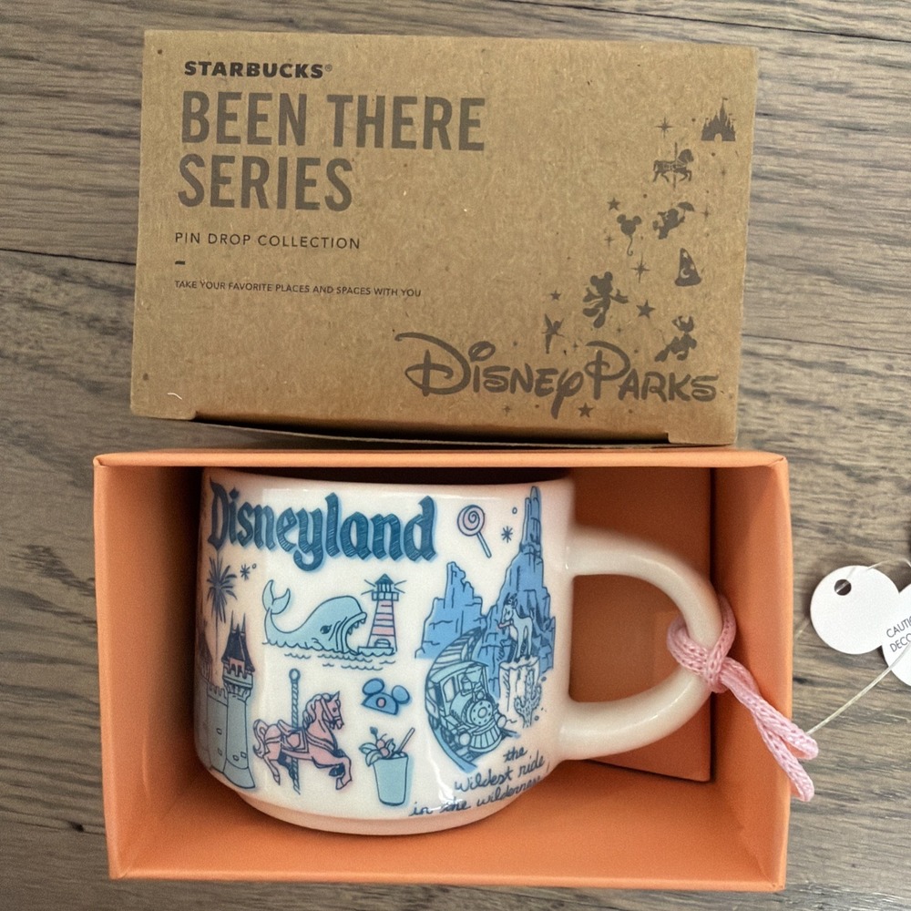 Disneyland Park Starbucks Been There Series (BTS) Ornaments 2oz. Version 1